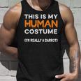 This Is My Human Costume Im Really A Carrot Funny Halloween Unisex Tank Top Gifts for Him