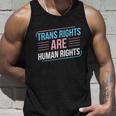 Trans Rights Are Human Rights Trans Pride Transgender Lgbt Gift Unisex Tank Top Gifts for Him