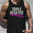 Triple Negative Breast Cancer Warrior Unisex Tank Top Gifts for Him