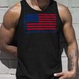Trucker Truck Driver American Flag With Exhaust American Trucker Unisex Tank Top Gifts for Him