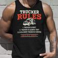 Trucker Trucker Accessories For Truck Driver Motor Lover Trucker_ V30 Unisex Tank Top Gifts for Him