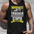 Trucker Trucker Accessories For Truck Driver Motor Lover Trucker__ Unisex Tank Top Gifts for Him