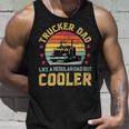Trucker Trucker Dad Truckers Funny Truck Driver Trucking Father S Unisex Tank Top Gifts for Him