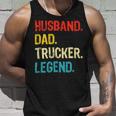 Trucker Trucker Husband Dad Trucker Legend Truck Driver Trucker Unisex Tank Top Gifts for Him