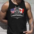 Trucker Trucker Support I Stand With Truckers Freedom Convoy _ V2 Unisex Tank Top Gifts for Him