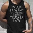 Trucker Trucking Truck Driver Trucker Husband_ Unisex Tank Top Gifts for Him