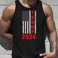 Trump 2024 Election Distressed Us Flag Unisex Tank Top Gifts for Him