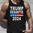 Trump Desantis 2024 Us Flag Tshirt Unisex Tank Top Gifts for Him