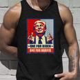 Trump Middle Finger Biden Harris Republican American Flag Unisex Tank Top Gifts for Him