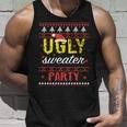 Ugly Sweater Party Funny Christmas Sweater Unisex Tank Top Gifts for Him