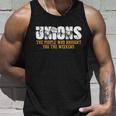 Unions The People Who Brought You The Weekend Labor Day Gift Unisex Tank Top Gifts for Him