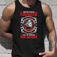 United States Firefighter We Run Towards Firefighters Dad Gift Unisex Tank Top Gifts for Him