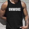 Unwoke Anti Woke Counter Culture Fake Woke Classic Unisex Tank Top Gifts for Him