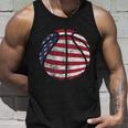 Us American Flag For Patriotic Basketball Gift Unisex Tank Top Gifts for Him