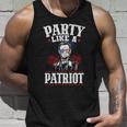 Usa Flag Design Party Like A Patriot Plus Size Shirt For Men Women And Family Unisex Tank Top Gifts for Him