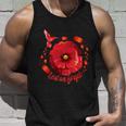 Veterans Day Lest We Forget Red Poppy Flower Usa Memorial Cool Gift Unisex Tank Top Gifts for Him