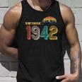 Vintage 1942 Sun Wilderness 80Th Birthday Unisex Tank Top Gifts for Him