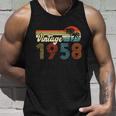 Vintage 1958 Made In 1958 64Th Birthday Gift 64 Year Old Unisex Tank Top Gifts for Him