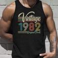 Vintage 1982 Original Parts 40Th Birthday Unisex Tank Top Gifts for Him