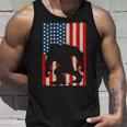 Vintage Bigfoot American Flag Tshirt Unisex Tank Top Gifts for Him