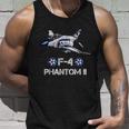 Vintage F4 Phantom Ii Jet Military Aviation Tshirt Unisex Tank Top Gifts for Him