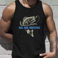 Vintage Fishing Reel Cool Godfather Funny Fish Unisex Tank Top Gifts for Him