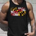 Vintage Maryland Flag Unisex Tank Top Gifts for Him