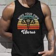 Vintage Mind Your Own Uterus Feminist Pro Choice Cute Gift Unisex Tank Top Gifts for Him