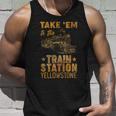 Vintage Take Em To The Train Station Tshirt Unisex Tank Top Gifts for Him