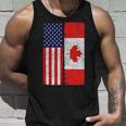 Vintage Usa Canadian Flag Unisex Tank Top Gifts for Him