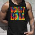 Volleyball Retro Tie Dye Unisex Tank Top Gifts for Him