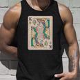 Weed King Poker Card Unisex Tank Top Gifts for Him