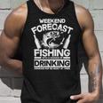 Weekend Forecast Fishing And Drinking Unisex Tank Top Gifts for Him