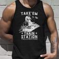 Western Coountry Yellowstone Take Em To The Train Station Tshirt Unisex Tank Top Gifts for Him