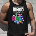 What Happens At Bingo Stays At Bingo Unisex Tank Top Gifts for Him