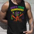 Whos Your Crawdaddy Crawfish Jester Beads Funny Mardi Gras Men Women Tank Top Graphic Print Unisex Gifts for Him
