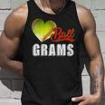 Womens Baseball Softball Ball Heart Grams Cute Mothers Day Sporter Men Women Tank Top Graphic Print Unisex Gifts for Him