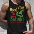 Womens Good Witch Bad Witch I Can Go Either Way Halloween Costume Unisex Tank Top Gifts for Him
