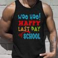 Woo Hoo Happy Last Day Of School Funny Gift For Teachers Cute Gift Unisex Tank Top Gifts for Him
