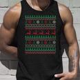 Xmas Funny Christmas Ugly Christmas Sweater Graphic Design Printed Casual Daily Basic Unisex Tank Top Gifts for Him