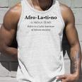 Afro Latino Dictionary Style Definition Tee Unisex Tank Top Gifts for Him