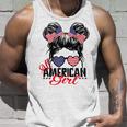 All American Girl Funny Independence 4Th Of July Patriotic Unisex Tank Top Gifts for Him
