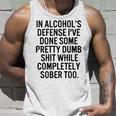In Alcohols Defense Unisex Tank Top Gifts for Him