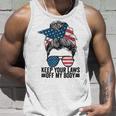 Keep Your Laws Off My Body My Choice Pro Choice Messy Bun Unisex Tank Top Gifts for Him