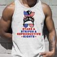 Messy Bun Stars Stripes & Reproductive Rights 4Th Of July Unisex Tank Top Gifts for Him