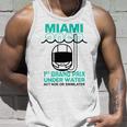 Miami 2060 1St Grand Prix Under Water Act Now Or Swim Later F1 Miami V2 Unisex Tank Top Gifts for Him