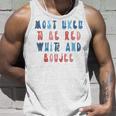 Most Likely To Be Red White And Boujee 4Th Of July Family Unisex Tank Top Gifts for Him