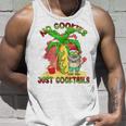 No Cookies Just Cocktails Funny Santa Christmas In July Unisex Tank Top Gifts for Him