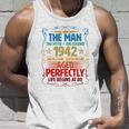 The Man Myth Legend 1942 Aged Perfectly 80Th Birthday Unisex Tank Top Gifts for Him