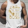 Womens Stepping Into My 45Th Birthday Like A Boss High Heel Shoes Unisex Tank Top Gifts for Him